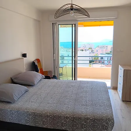 3 Pieces Vue - Clim - 5 Min De La A Pied * Antibes